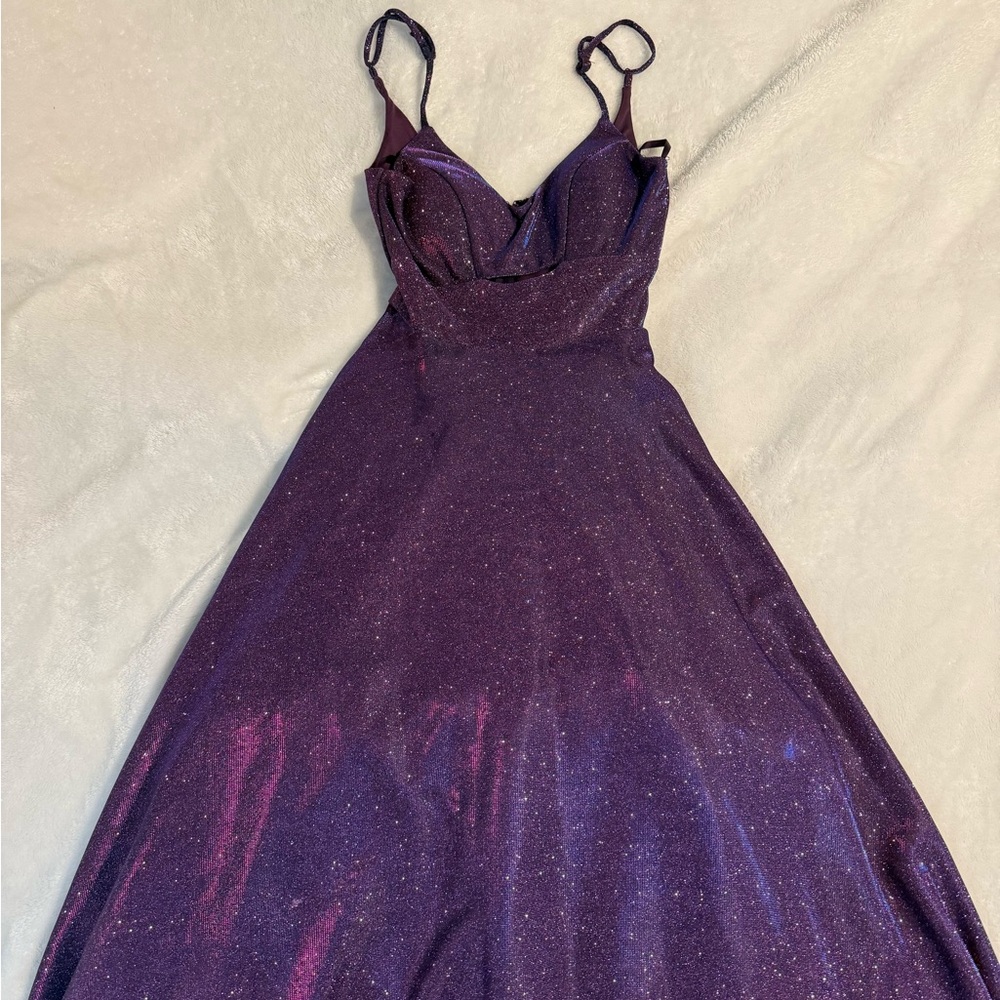 Sparkling Purple Gown